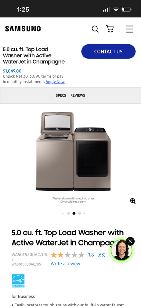🔥SAMSUNG Washer & Dryer SET🔥