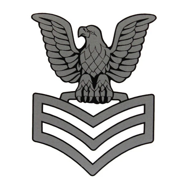 Navy Construction Hat Decal E6 Petty Officer First Class Sticker