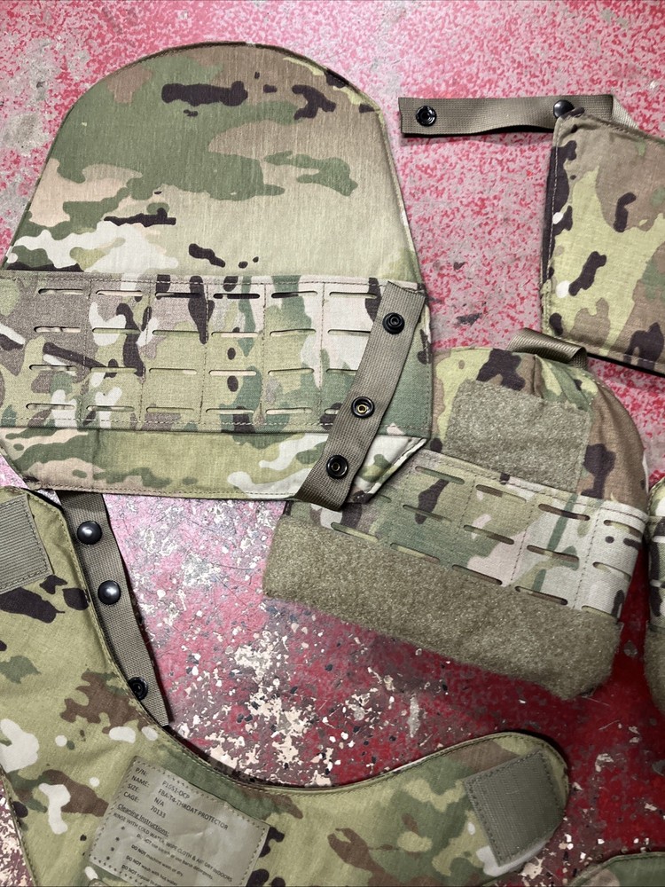 Security Forces Female Tactical Plate Carrier Multicam w/ Soft Insert Small Long