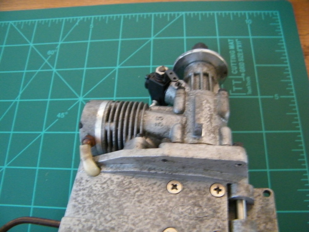 K&B 3.5 Outboard Nitro 2 stroke Glow Engine R/C Boat Marine Untested