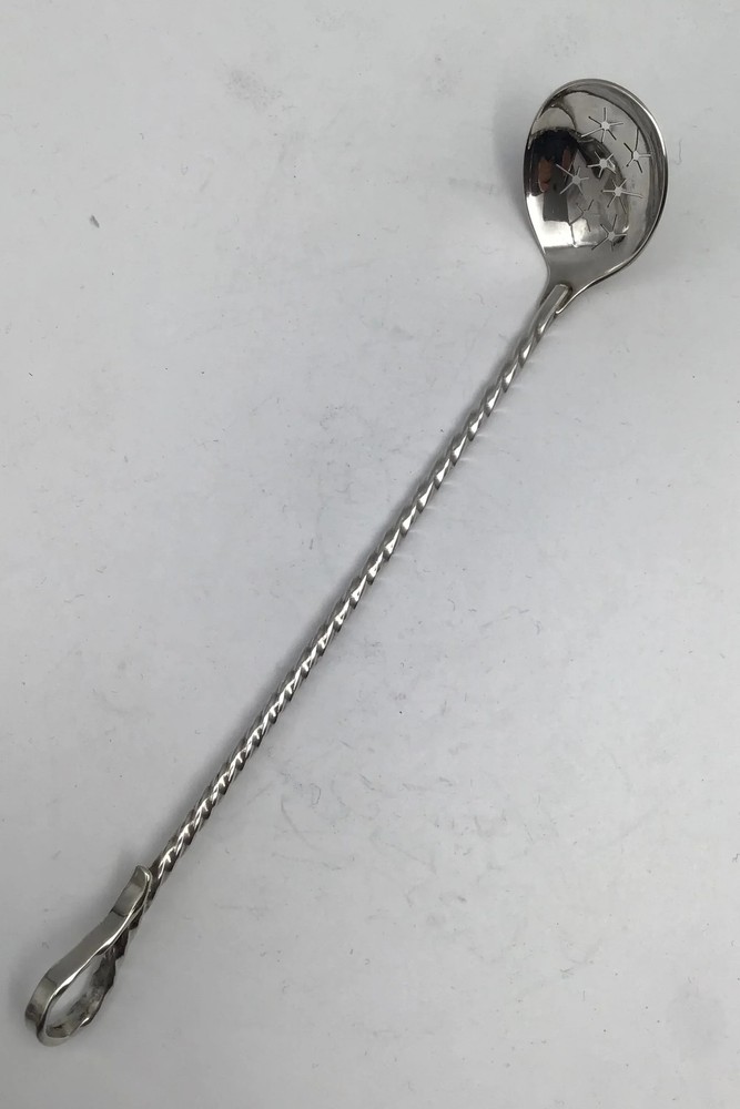 Danish ? Sterling Silver Cocktail Spoon / Mixing Spoon
