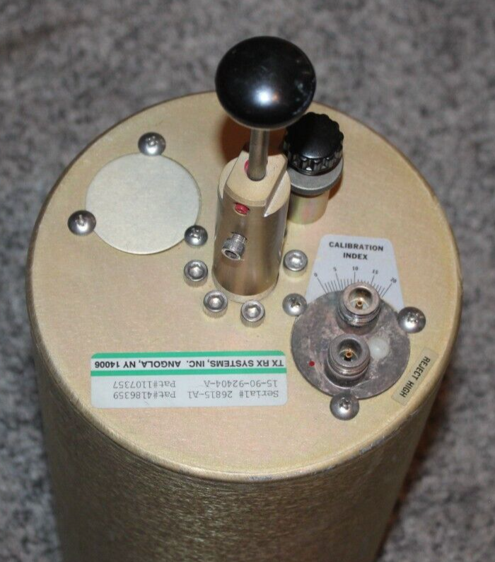 TX RX Systems Cavity Pass (Used & untested) Tank 6 5/8" x 13"