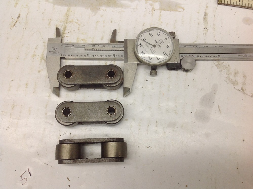 (3) 2-3/8" Large Roller Chain Connector Link Links #5. New