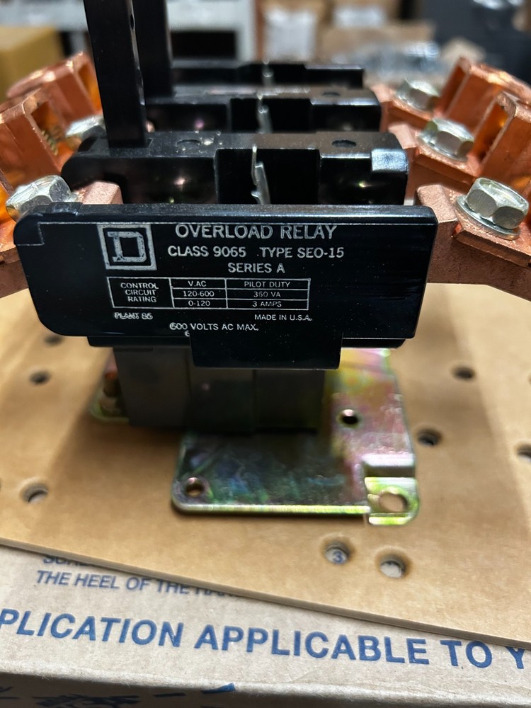 SQUARE D THERMAL OVERLOAD RELAY # SED-15