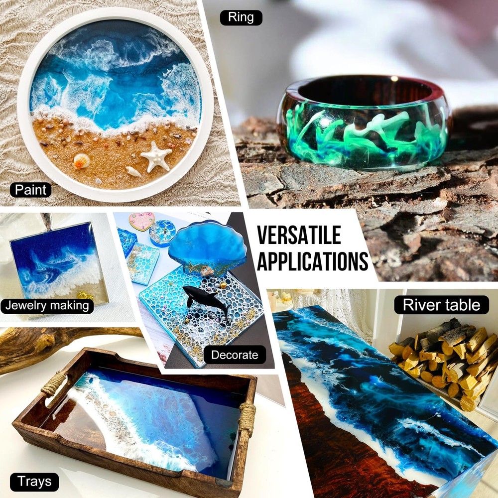 White Epoxy Resin Pigment Paste, 6oz High Concentrated