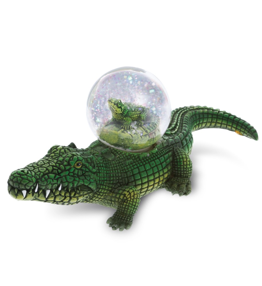 SNOW GLOBE - ALLIGATOR (45MM)