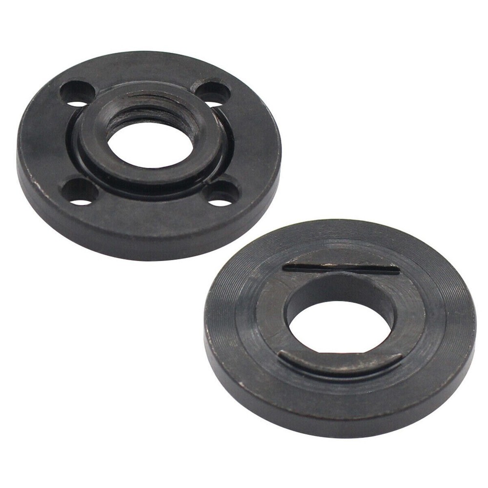 2-10PCS Black 5/8-11 Angle Grinder Flange Nut Inner Outer Lock Nut Set