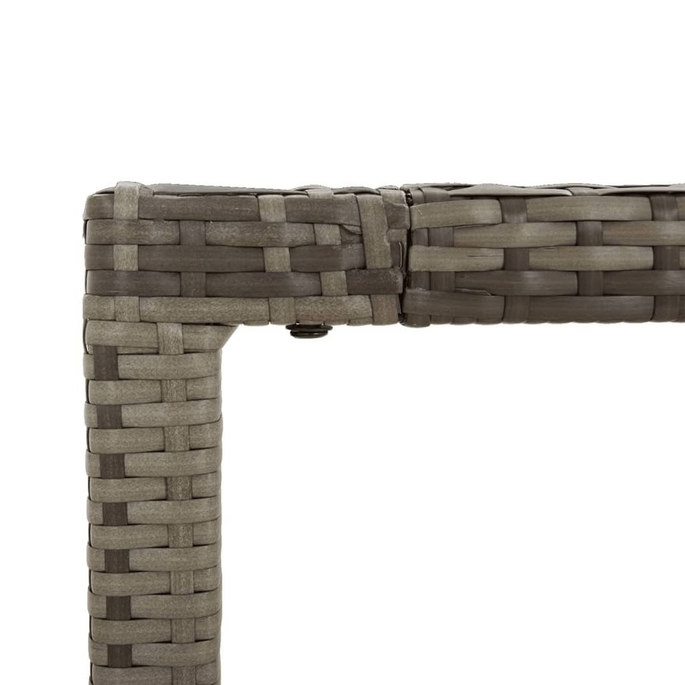 Garden Dining Set Grey