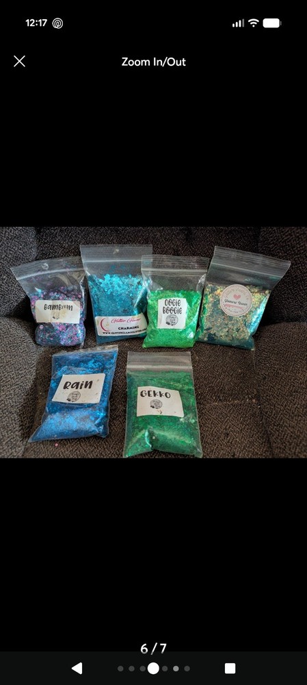 Glitter Chimp, Glitter Guy, Spin It Multicolor Assorted Glitter Bottles & Bags