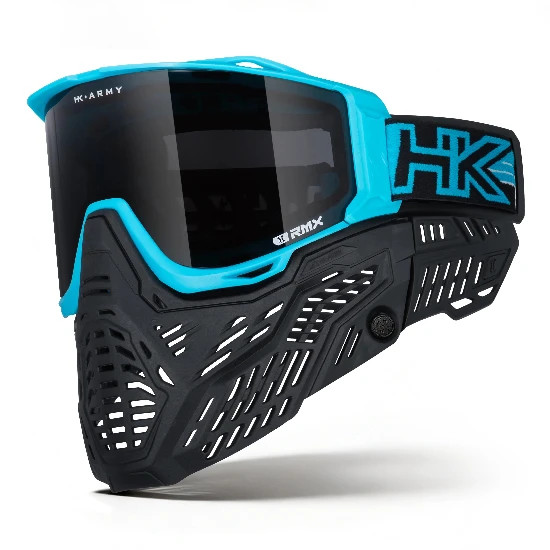 HK Army RMX Paintball Goggle Mask System - Turquoise/Black