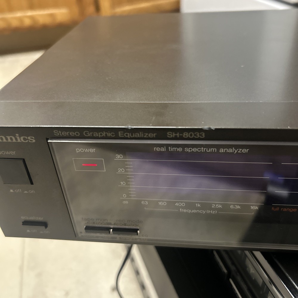 Technics SH-8033 Real Time Spectrum Graphic Stereo Equalizer used