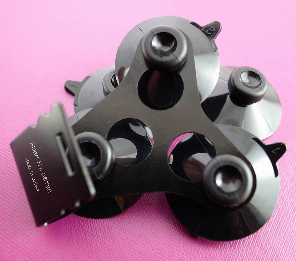 NEW COBRA Radar Detector Windshield Mount Bracket + 6 Black Colored Suction Cup