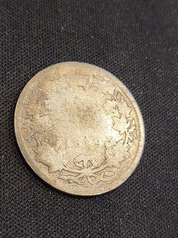 1889 Canada 25 Cents Silver Coin