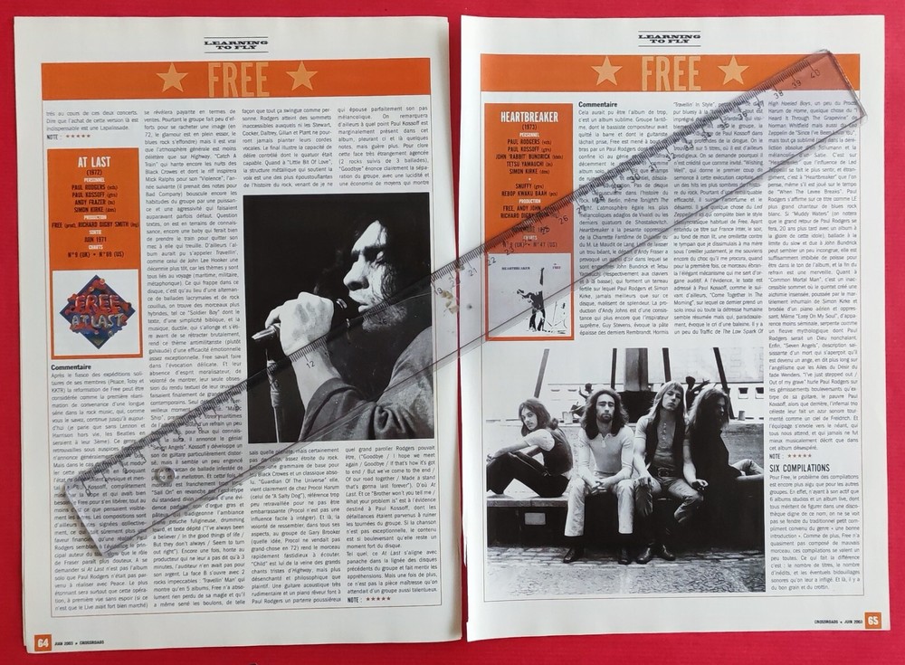 Press Article: FREE Blues Rock Group - June 2003 8 Pages