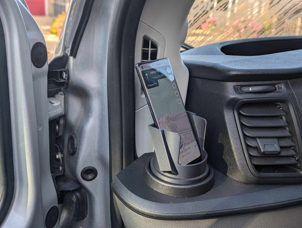 Phone / Cup Holder for Ford Transit Custom 2013 onwards