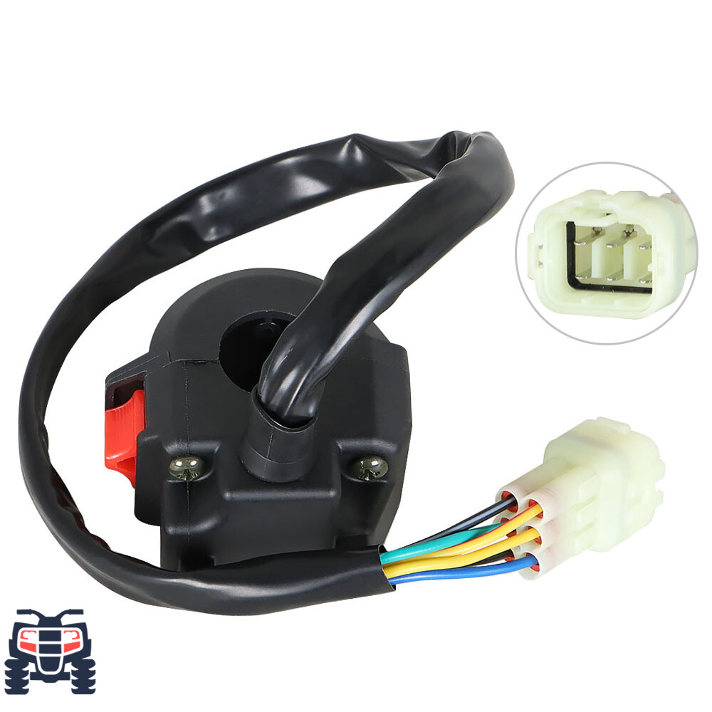 Left Handlebar Switch Stop Kill Button Headlight for Yamaha Banshee 350 YFZ350