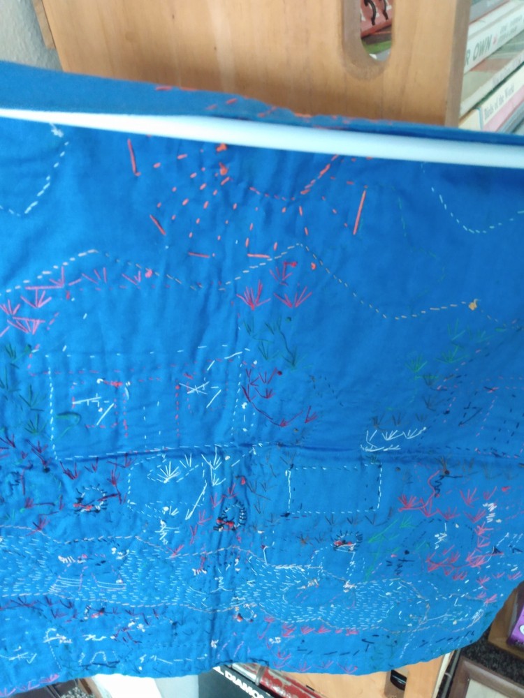 Hand Stitched Mural