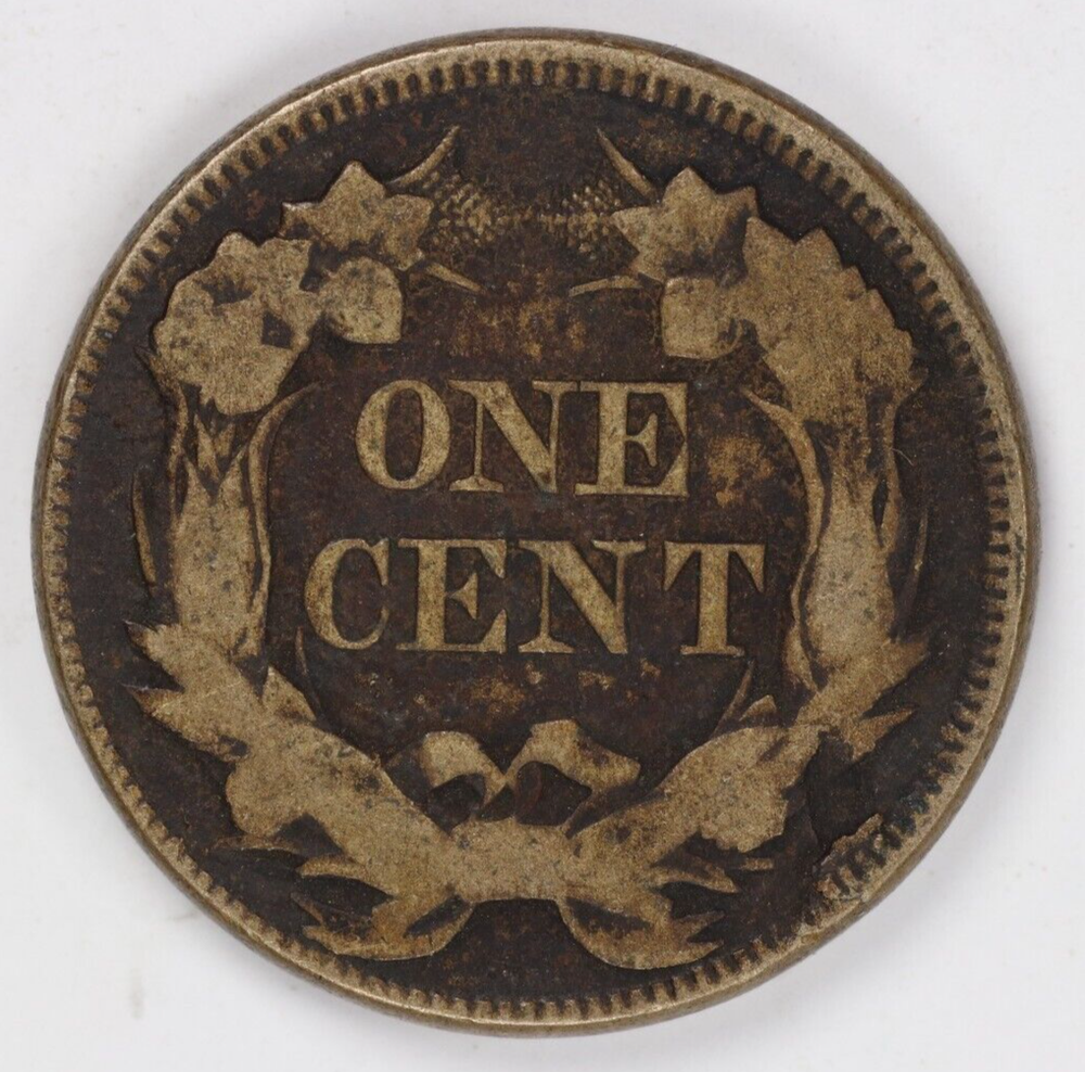 1857 Flying Eagle Cent 1c. - Great Details