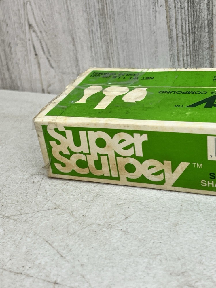 Super Sculpey Ceramic-Like Sculpturing Compound PolyForm Material SS1 Never Used