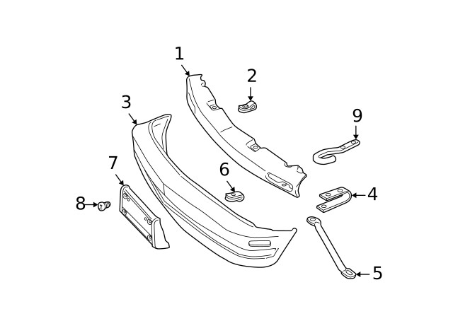 Genuine GM Tow Hook 15683064