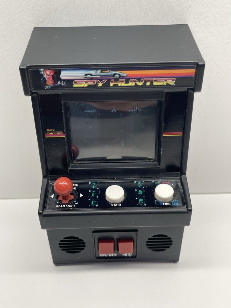 Spy Hunter Retro Mini Arcade Game by Basic Fun Inc #09640 Tested Working