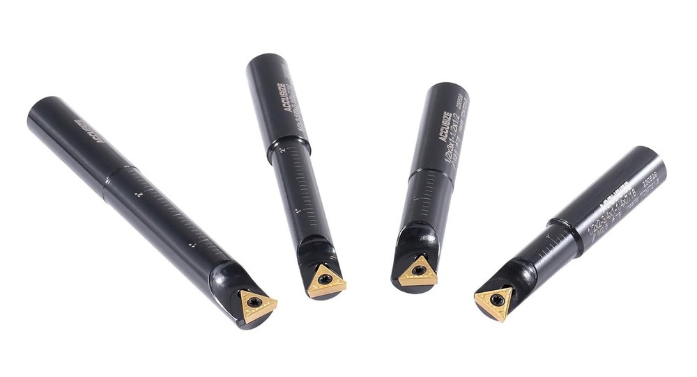 Accusize Indexable Boring Bar Set with Carbide Inserts