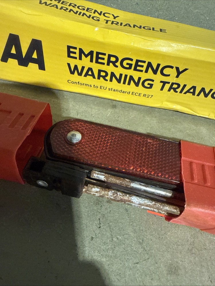AA Emergency Warning Car Triangle Reflective Road Breakdown Safety Hazard EU UK