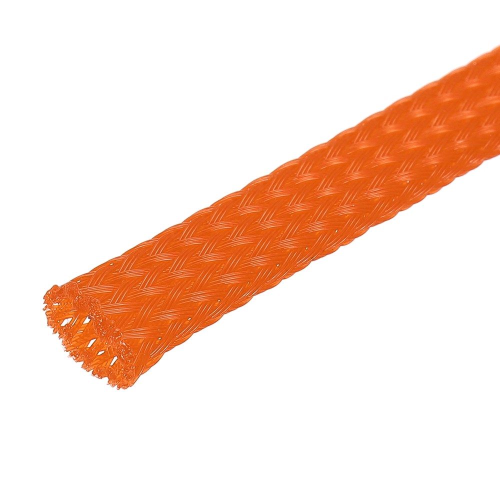 Expandable Sleeving 1/4-inch 100ft Cable Sleeve Orange