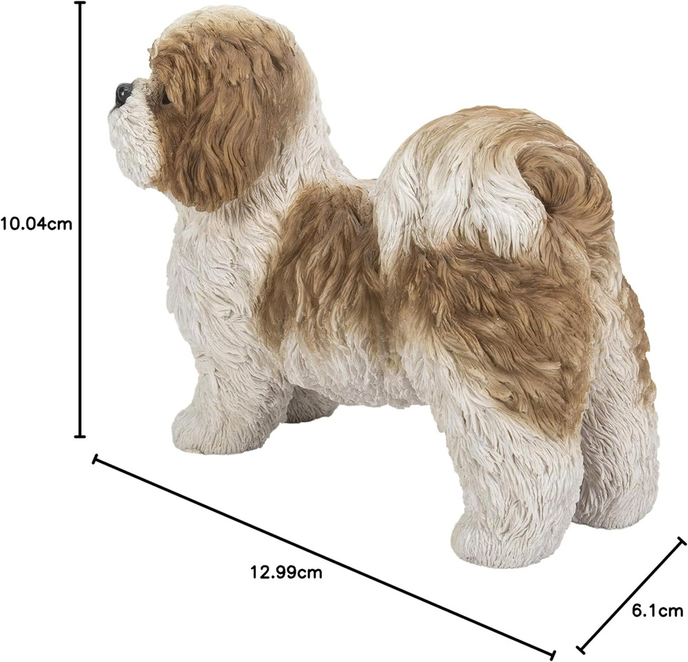 Gift Brown & White Standing Shih TZU