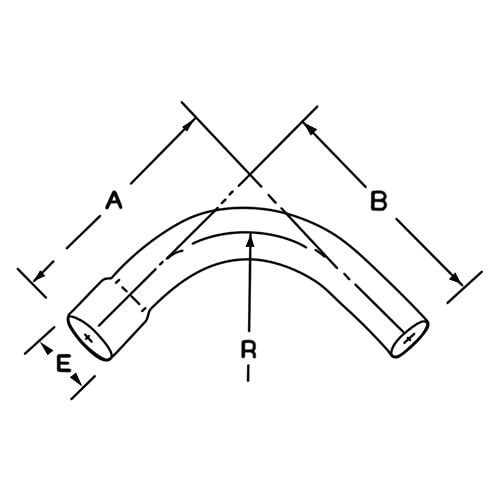 Boyce SR3530E 3.5" 30° Radius Elbow