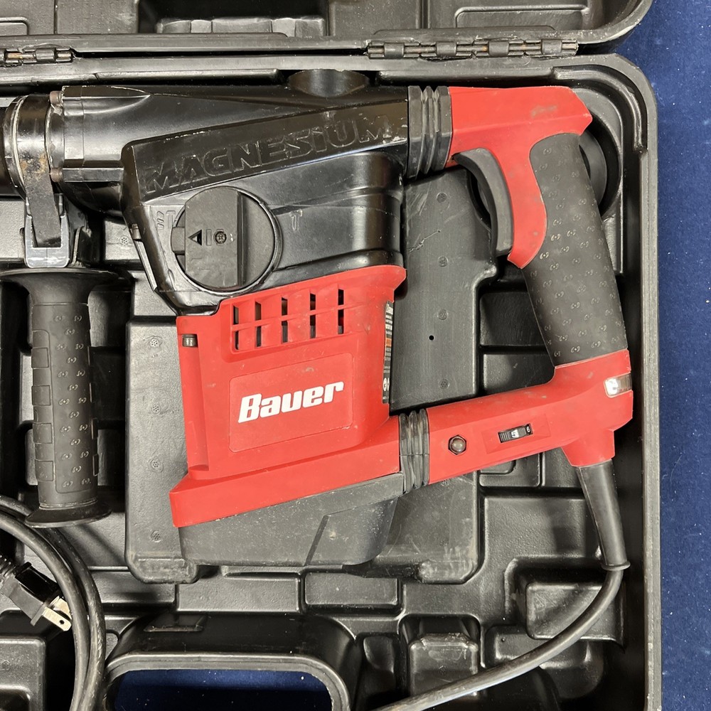 Bauer Tools 1643E-B Corded Electric Variable Speed Rotary Hammer Drill SDS Max
