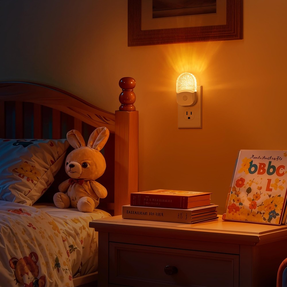 Night Lights Plug Into Wall [2 Pack], Color Changing 2 Packs, Multicolor