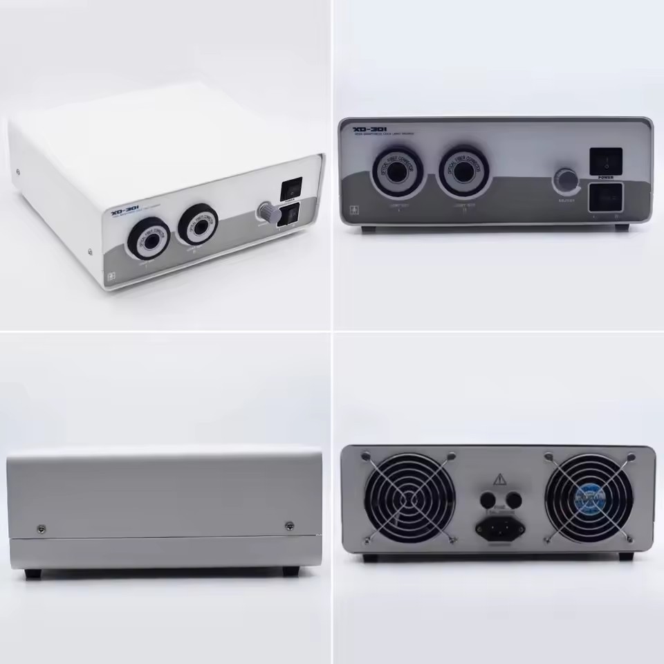 Medical Halogen Dual Endoscopy Cold Led Light Source 150W Operation Light