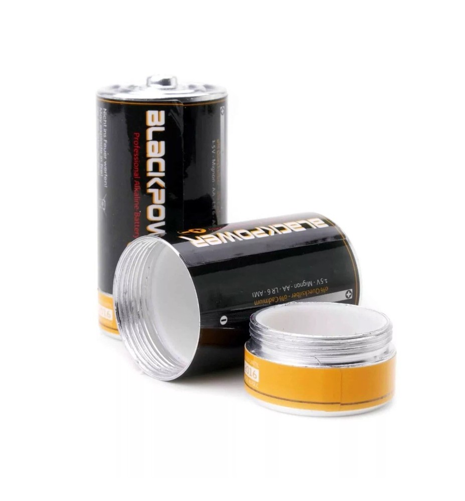 C Sized Battery Secret Safe Secure Storage Hidden Container Hideaway Stash Box