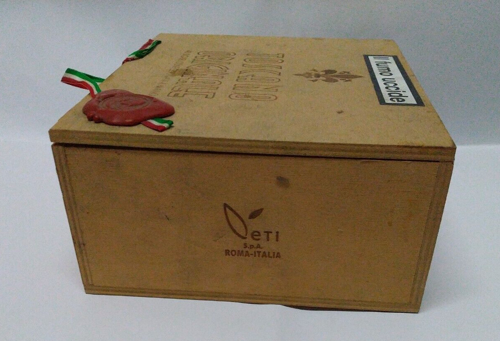 ORIGINAL TUSCAN CIGAR EMPTY WOODEN BOX