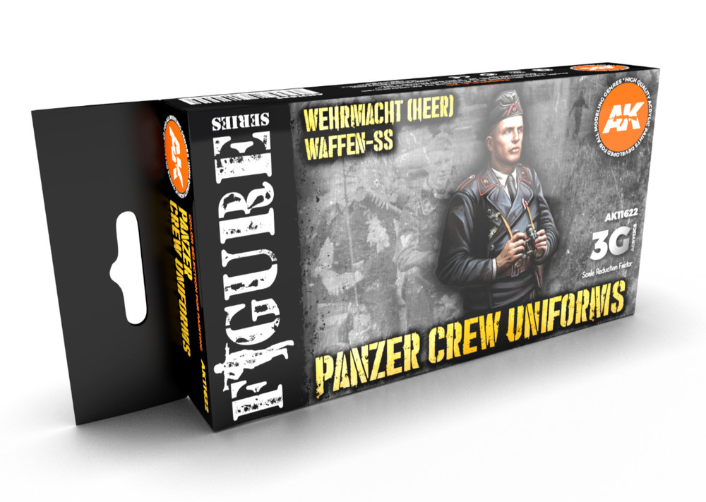 AK Interactive 3G Panzer Crew Black Uniforms Set  AK-11622