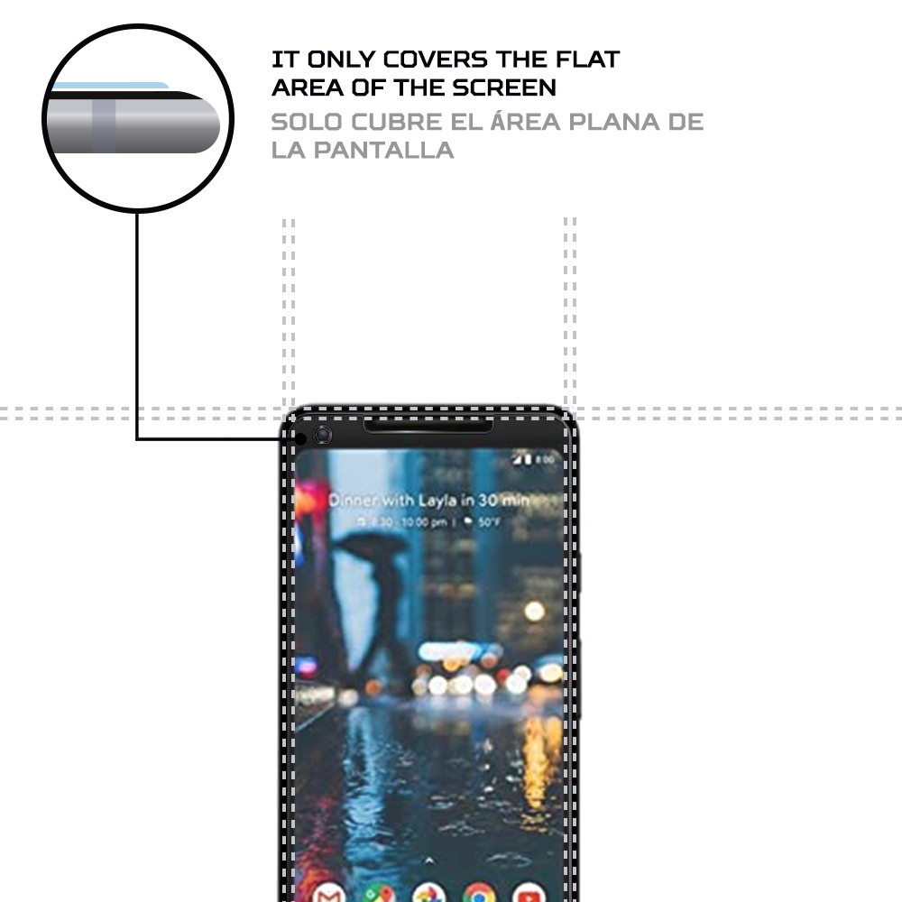 ANTISHOCK Screen protector for Google Pixel 2 XL