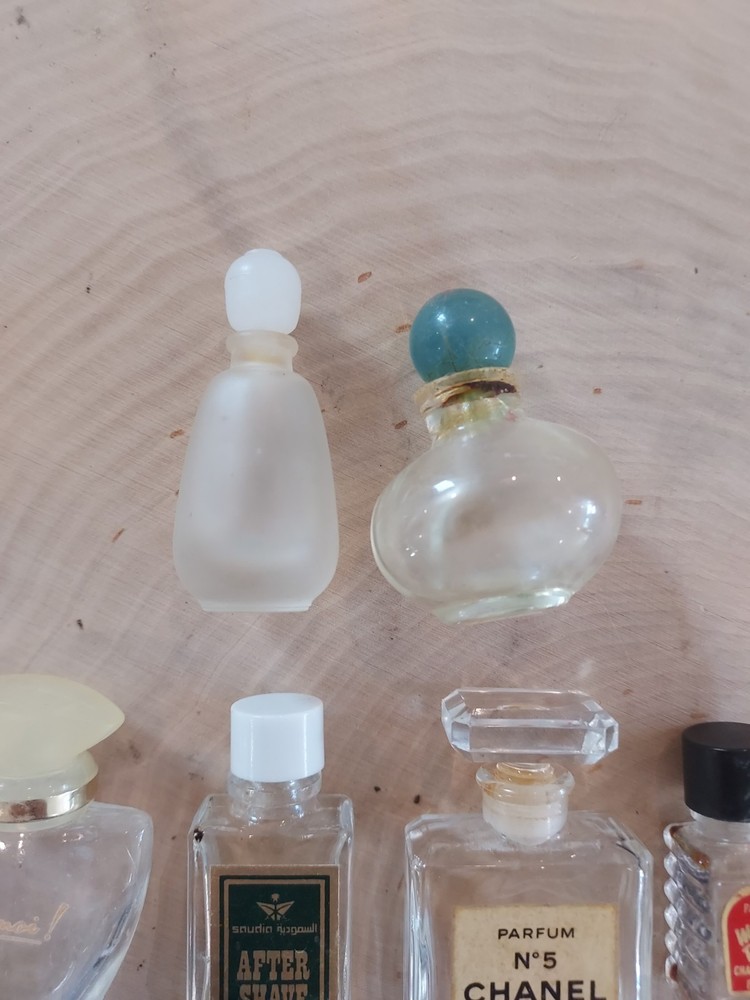 Vintage Mini Glass Perfume Bottles