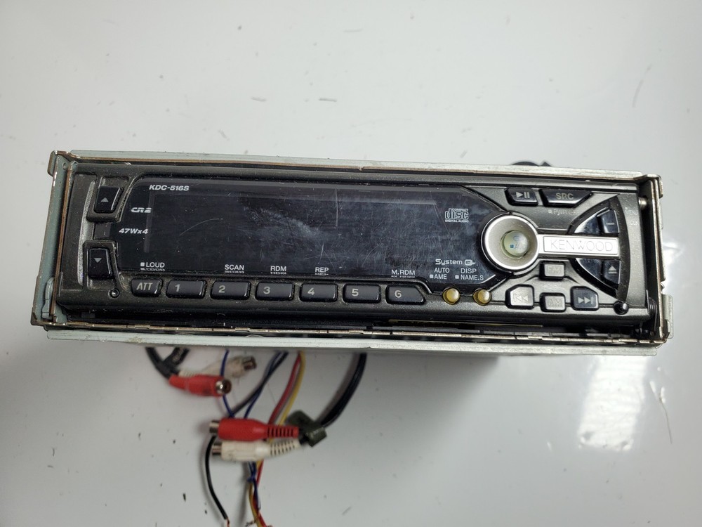 Kenwood KDC-516S Single DIN CD Player - Read Full Description