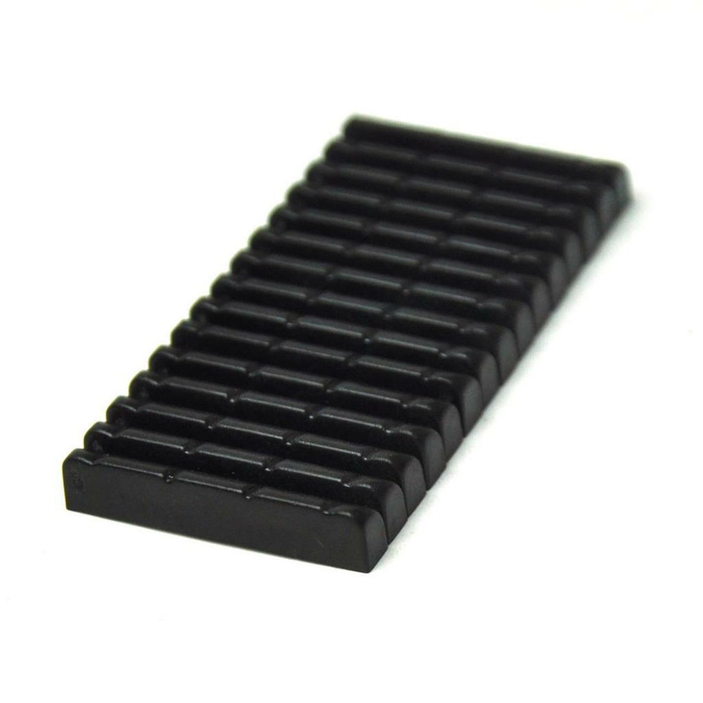 50pcs Universal Ukulele Bridge Pins Upper Nut Saddle Plastic Black