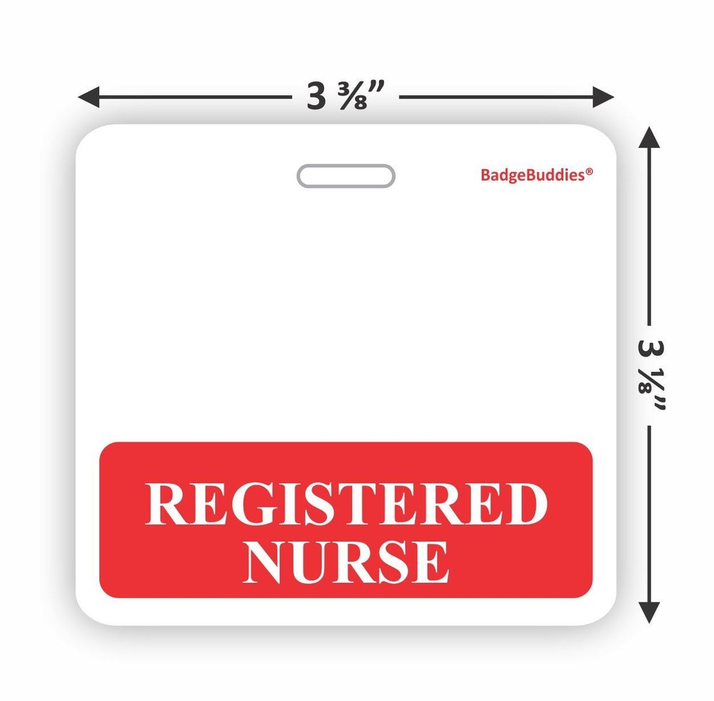 Registered Nurse Horizontal Badge Buddy