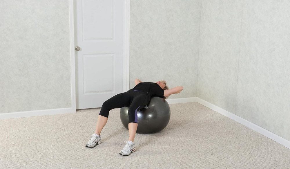 Professional Grade Exercise Stability Yoga Ball, Foot Pump, Ball Plug, Plug Pull