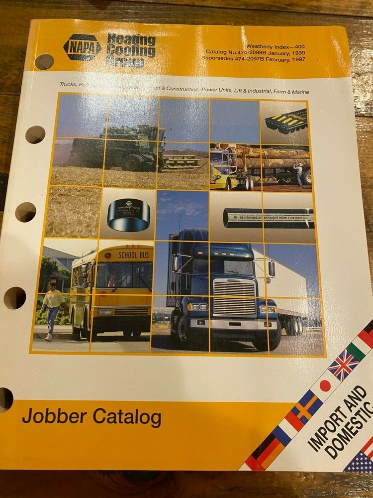 1999 NAPA Jobber Catalog