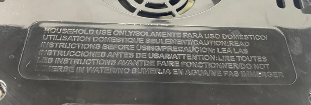 Black & Decker Juicer Model JE2200B Base only - Tested Replacement Part Read