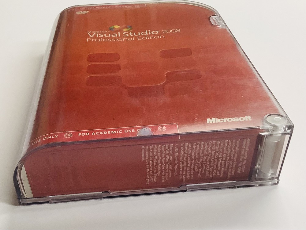 "BRAND NEW" Microsoft Visual Studio 2008 Professional Edition & Academic Version