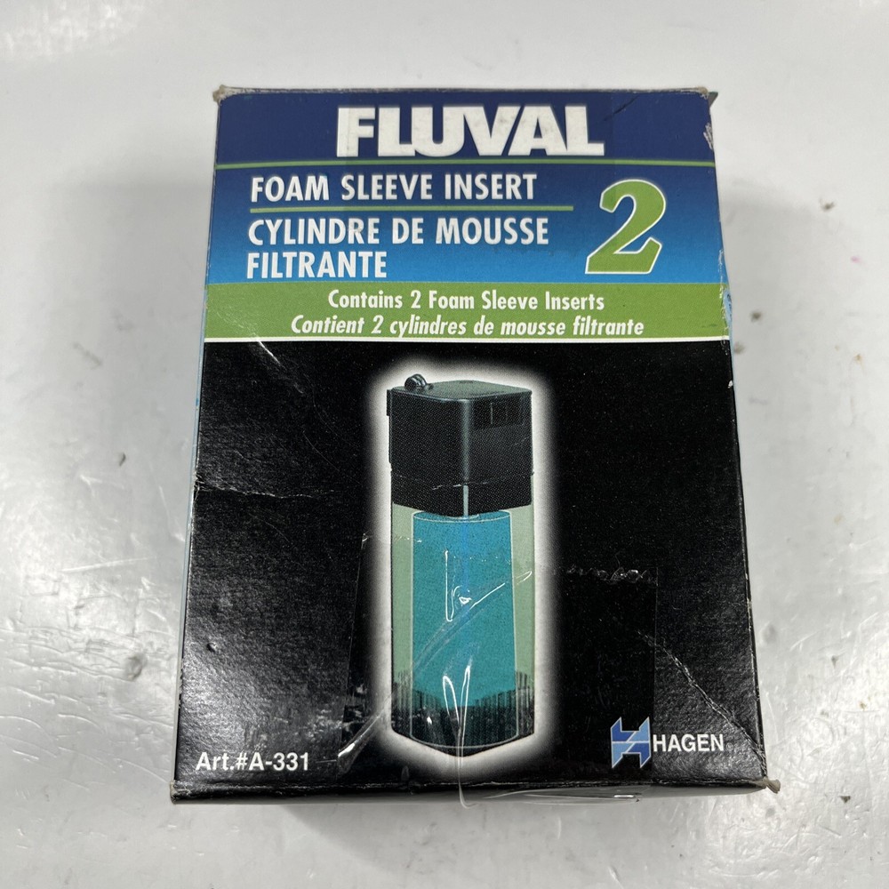 Fluval 2 Foam Sleeve Cylinder Insert New Open Box A-331
