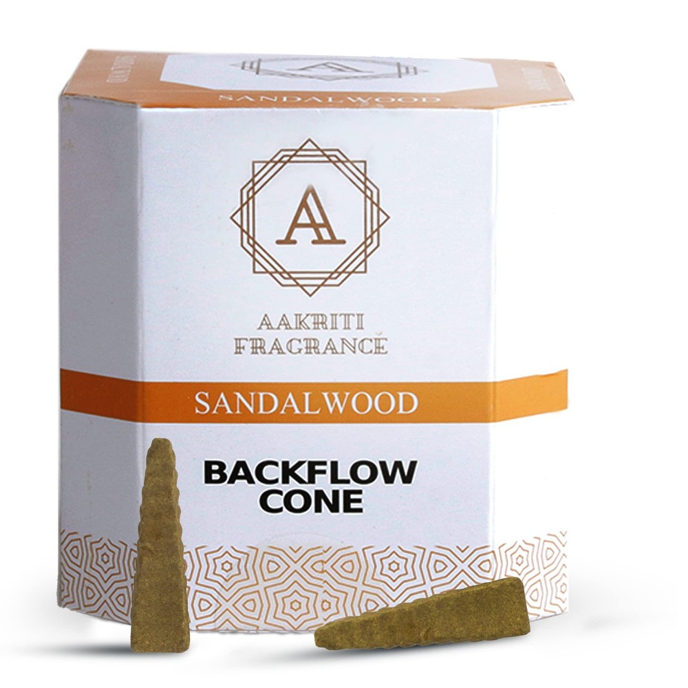 Aakriti Gallery Cones Unique Shape Backflow Incense Wood Multicolor Standard