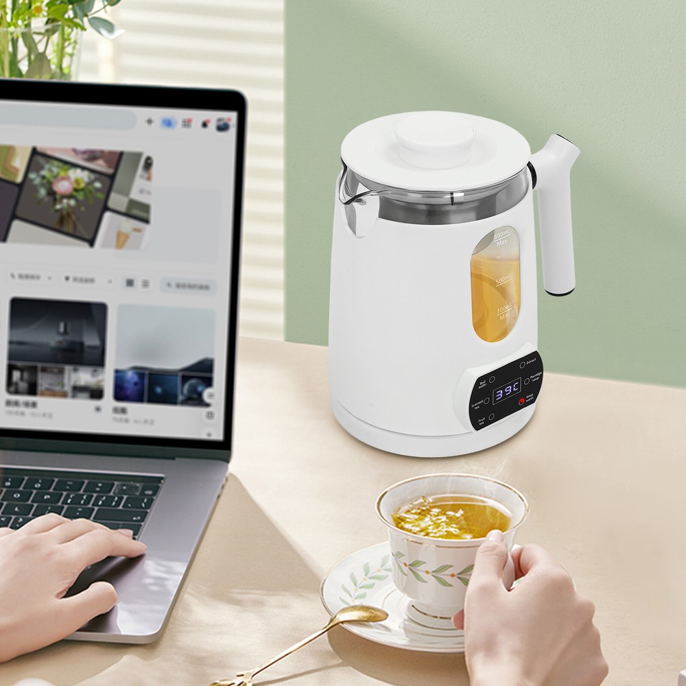 Temperature Control Electric Tea Kettle – Fast Heating & Versatile Functions