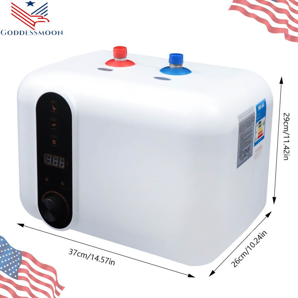 10L Electric Hot Water Heater 110V Compact Mini-Tank Storage,Rv Small Output