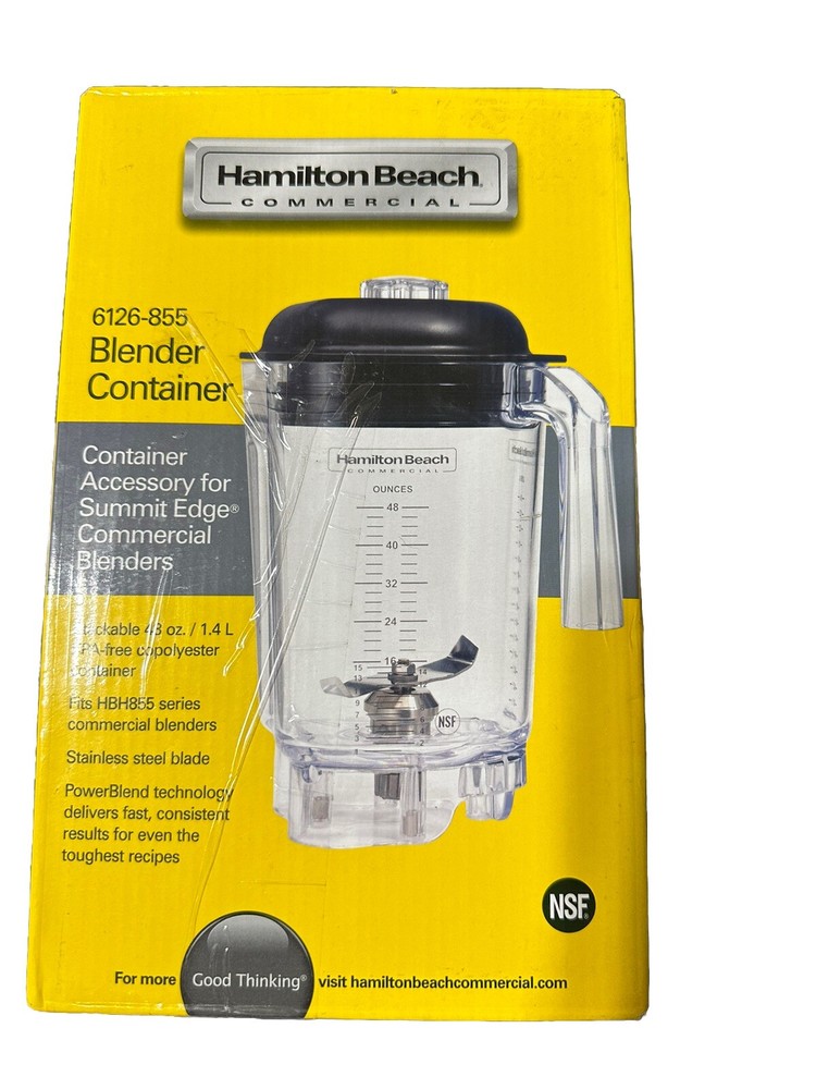Hamilton Beach 6126-855 Polycarbonate 64oz Blender Container - Clear